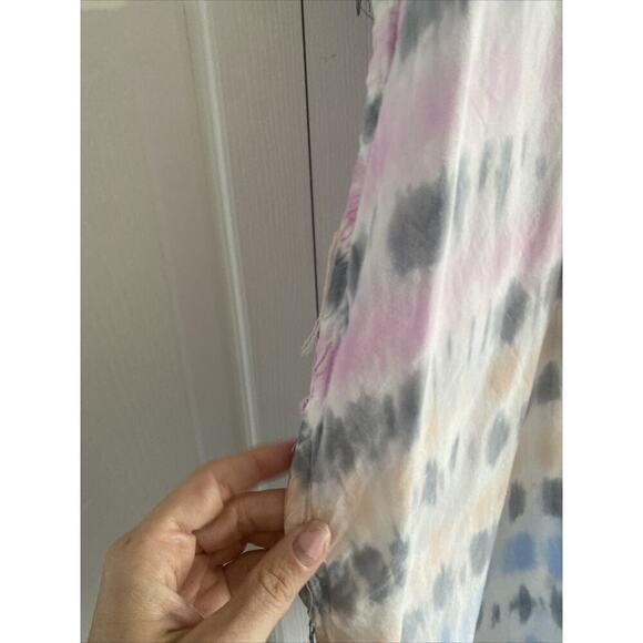 Surf Gypsy Tie Dye Medium Swim Coverup Tassle Beach Vacation Coconut Girl Cruise - Picture 5 of 9
